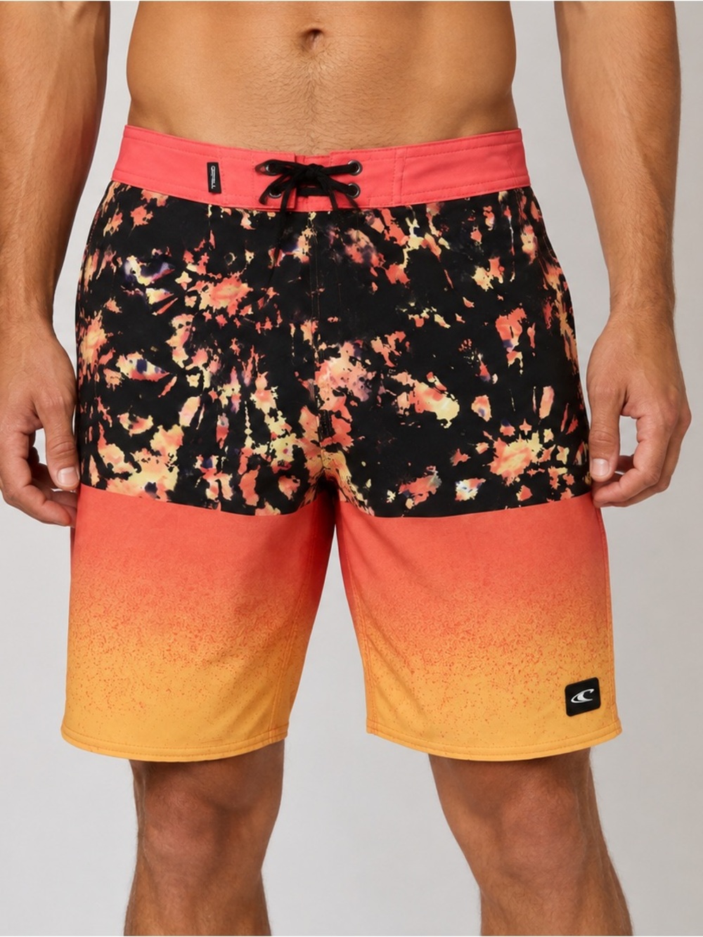 O’Neill Men’s Size 32 Radicool 20 Boardshorts Orange Black NWT